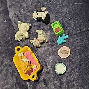 Vintage The Littlest Pet Shop Cat figures